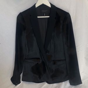 Rag & Bone Black Velvet Rona Blazer Size 2